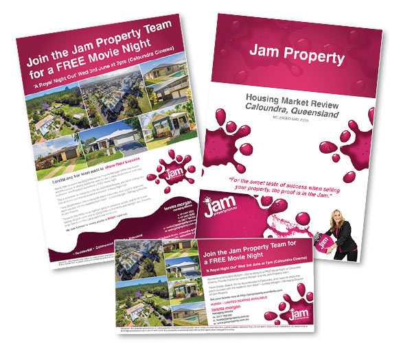 Jam Property | Graphic Design for Real Estates by Agent Mail